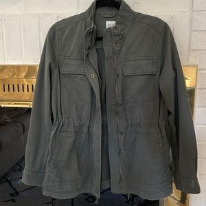 GAP olive green utility jacket